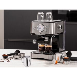 SETPOINT Siebträger Espressomaschine 20bar, für Kapseln & ESE-Pads mit Milchkännchen