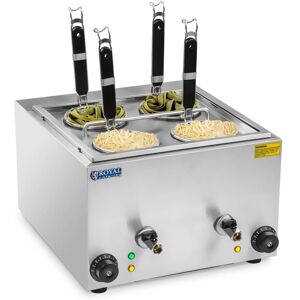 Royal Catering - Nudelkocher Elektro Pastakocher Teigwarenkocher 4 Körben 0 5 kg 3000 w 2x4L