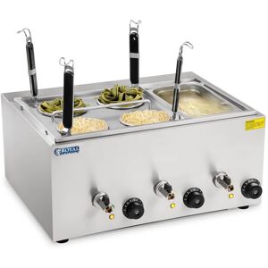 ROYAL CATERING Nudelkocher Elektro Pastakocher Teigwarenkocher 4 Körben 1/3 GN 3000 W 230 V