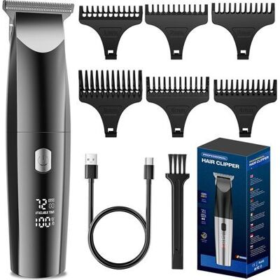 OEM Elektrischer Haarschneider Für Herren Mit Zubehör, Kabellos Und Per Usb-c Wiederaufladbar, Mit 6 Aufsteckkämmen, Geschenk Für Männer OEM Elektrischer Haarschneider Für Herren Mit Zubehör, Kabellos Und Per Usb-c Wiederaufladbar, Mit 6 Aufsteckkämmen, Geschenk Für Männer
