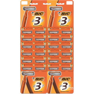 OEM Bic 3 Sensitive Einwegrasierer Für Männer, 24 Stück OEM Bic 3 Sensitive Einwegrasierer Für Männer, 24 Stück