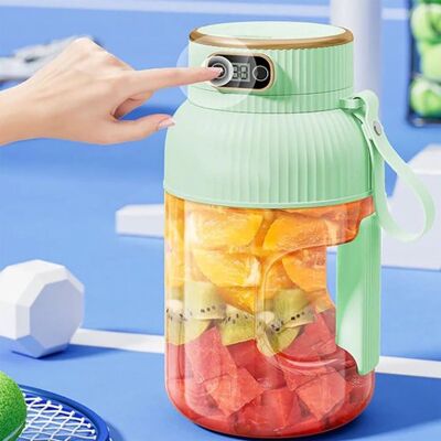 OEM Tragbare Elektrische Fruchtpresse, Mixer, Entsafter, Shaker, Smoothie-maker – Grün OEM Tragbare Elektrische Fruchtpresse, Mixer, Entsafter, Shaker, Smoothie-maker – Grün