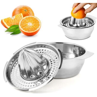 OEM Dailygoods – Professionelle Zitruspresse – Handpresse – Edelstahl – Spülmaschinenfest – Durchmesser 13,8 Cm – Ergonomisches Design – Entsafter OEM Dailygoods – Professionelle Zitruspresse – Handpresse – Edelstahl – Spülmaschinenfest – Durchmesser 13,8 Cm – Ergonomisches Design – Entsafter