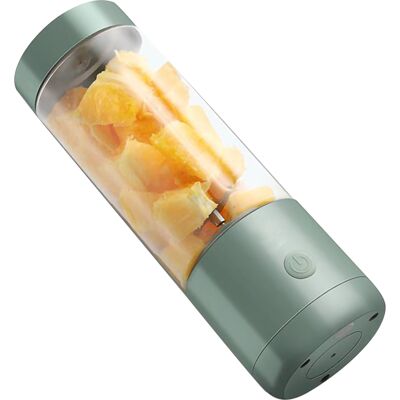 HEAT Tragbarer Hochleistungs-standmixer Mit Usb-anschluss, Elektrischer Entsafter Für Zuhause Und Unterwegs, 400 Ml, Doppelklingen Für Frisches Grün. HEAT Tragbarer Hochleistungs-standmixer Mit Usb-anschluss, Elektrischer Entsafter Für Zuhause Und Unterwegs, 400 Ml, Doppelklingen Für Frisches Grün.