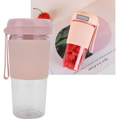 JUTE Mini-tragbarer Entsafter, Aufladbar Über Usb, Pink JUTE Mini-tragbarer Entsafter, Aufladbar Über Usb, Pink