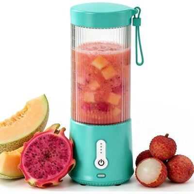 OEM Tragbarer Mixer, Mini-smoothie-maker, Kleiner Entsafter, Kabelloser Usb-entsafter Für Fitnessstudio, Büro Und Camping, 450 Ml OEM Tragbarer Mixer, Mini-smoothie-maker, Kleiner Entsafter, Kabelloser Usb-entsafter Für Fitnessstudio, Büro Und Camping, 450 Ml
