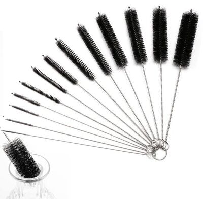 OEM 13-teiliges Nylon-rohrbürstenset Für Flaschen, Schläuche, Reagenzgläser, Mixer, Entsafter Usw. OEM 13-teiliges Nylon-rohrbürstenset Für Flaschen, Schläuche, Reagenzgläser, Mixer, Entsafter Usw.