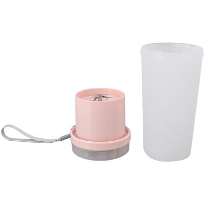 HEAT Elektrischer Entsafterbecher 300 Ml, Tragbar, Usb-aufladbar, Mit 6 Edelstahl-schneidmessern, Entsafter-mixerbecher HEAT Elektrischer Entsafterbecher 300 Ml, Tragbar, Usb-aufladbar, Mit 6 Edelstahl-schneidmessern, Entsafter-mixerbecher