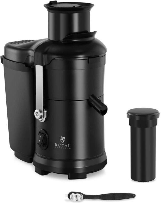 Royal Catering - Entsafter 800 w Juicer Kaltpresse Entsafter für Obst und Gemüse