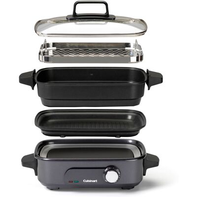 4,7 L 1400 W Schwarzer Multikocher - Cuisinart - Grmc3e 4,7 L 1400 W Schwarzer Multikocher - Cuisinart - Grmc3e