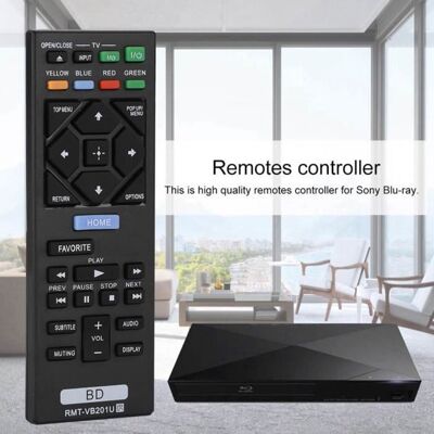 OEM Die Fernbedienung Rmt-vb201u Für Blu-ray-dvds Ist Kompatibel Mit Sony Blu-ray-dvd-playern Wie Dem Bdp-s3700, Bdp-bx370, Bdp-s1700 Und Ab070. OEM Die Fernbedienung Rmt-vb201u Für Blu-ray-dvds Ist Kompatibel Mit Sony Blu-ray-dvd-playern Wie Dem Bdp-s3700, Bdp-bx370, Bdp-s1700 Und Ab070.