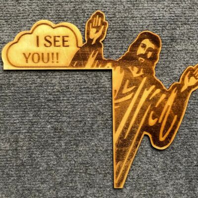 JUTE Ich Sah Ein Zweiteiliges Set Christlicher Türdekorationen Mit Jesusmotiven Für Die Türecken Eines Hauses – Stil 4 JUTE Ich Sah Ein Zweiteiliges Set Christlicher Türdekorationen Mit Jesusmotiven Für Die Türecken Eines Hauses – Stil 4