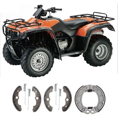 JUTE Die Vorderen Und Hinteren Bremsbacken Sind Mit Der Honda Trx350fe (fs101+ebc347) Kompatibel. JUTE Die Vorderen Und Hinteren Bremsbacken Sind Mit Der Honda Trx350fe (fs101+ebc347) Kompatibel.