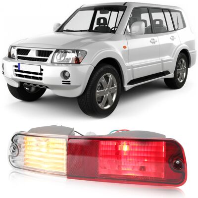 JUTE Nebelscheinwerfer Und Rückleuchten Für Die Rechte Hintere Stoßstange Eines Mitsubishi Pajero Montero JUTE Nebelscheinwerfer Und Rückleuchten Für Die Rechte Hintere Stoßstange Eines Mitsubishi Pajero Montero
