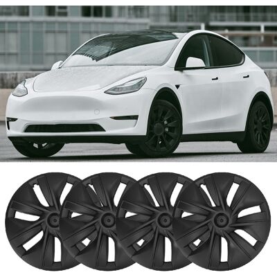 JUTE (video Verfügbar) 4 Mattschwarze Radkappen Für 19-zoll-felgen Des Tesla Model Y 2020-2023 (originalmodell, Unmarkiert) (die Im Titel Angegebene Größe Entspricht Der Kompatiblen Felgengröße, Nicht Der JUTE (video Verfügbar) 4 Mattschwarze Radkappen Für 19-zoll-felgen Des Tesla Model Y 2020-2023 (originalmodell, Unmarkiert) (die Im Titel Angegebene Größe Entspricht Der Kompatiblen Felgengröße, Nicht Der