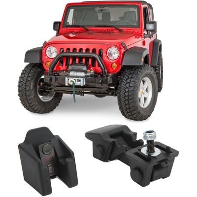 JUTE Die Vorderen Motorhaubenverschlüsse Und Halterungen Sind Kompatibel Mit Jeep Wrangler Tj 97-06 JUTE Die Vorderen Motorhaubenverschlüsse Und Halterungen Sind Kompatibel Mit Jeep Wrangler Tj 97-06