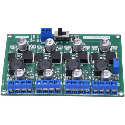JUTE Das Lm2596 Ist Ein Mehrkanaliges, Einstellbares Netzteilmodul Mit Vier Kanälen (3,3 V, 5 V Und 12 V), Die Jeweils Eine Unabhängige Stromversorgung Ermöglichen. JUTE Das Lm2596 Ist Ein Mehrkanaliges, Einstellbares Netzteilmodul Mit Vier Kanälen (3,3 V, 5 V Und 12 V), Die Jeweils Eine Unabhängige Stromversorgung Ermöglichen.