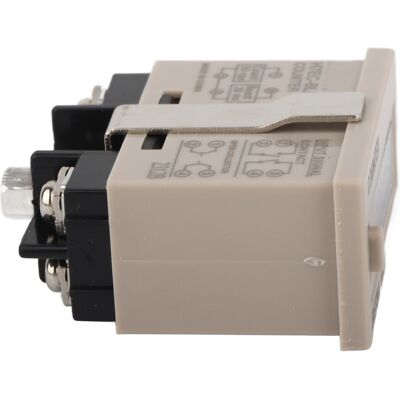 JUTE Belmax H7ec-blm 6-stelliger Elektronischer Zähler Ohne Spannungseingang Und Zählung Durch Kurzschluss Des Integrierten Batteriekontakts. JUTE Belmax H7ec-blm 6-stelliger Elektronischer Zähler Ohne Spannungseingang Und Zählung Durch Kurzschluss Des Integrierten Batteriekontakts.
