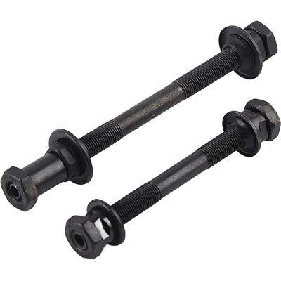 HEAT Paire D'Essieux Avant Et Arrière En Acier Durable Avec Moyeux À Billes Pour Vtt HEAT Paire D'Essieux Avant Et Arrière En Acier Durable Avec Moyeux À Billes Pour Vtt