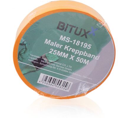 BITUXX 12x 50m Profi Maler Kreppband Goldband Abdeckband Klebeband 25 Mm BITUXX 12x 50m Profi Maler Kreppband Goldband Abdeckband Klebeband 25 Mm