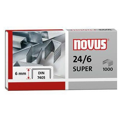 Novus Staples 24/6 Din Super X 1000 Novus Staples 24/6 Din Super X 1000