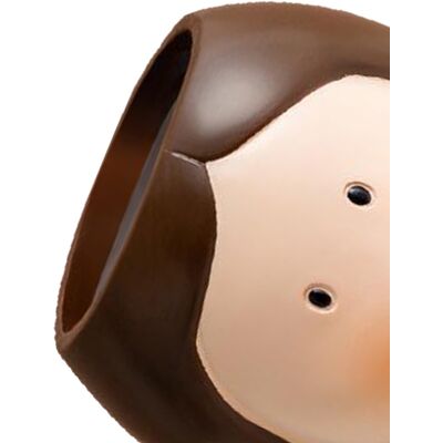 HEAT Niedlicher Stiftehalter Aus Kunstharz, Cartoon-design, Stilvoller Schreibtischorganizer Für Stifte Und Kugelschreiber, Inspiriert Von Der Mona Lisa HEAT Niedlicher Stiftehalter Aus Kunstharz, Cartoon-design, Stilvoller Schreibtischorganizer Für Stifte Und Kugelschreiber, Inspiriert Von Der Mona Lisa