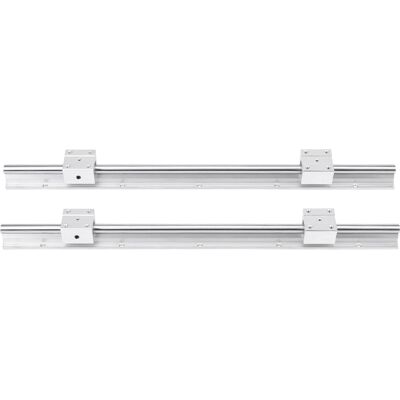 HEAT Stück Sbr12-500mm 12mm Linearführungsschienen, 4 Stück Sbr12uu Blöcke HEAT Stück Sbr12-500mm 12mm Linearführungsschienen, 4 Stück Sbr12uu Blöcke