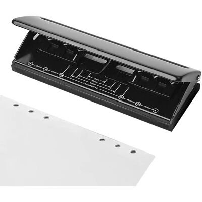 OEM 6-loch-metalllocher A5 A6 A7 6-loch-ringlocher Mit Positionierungsmarkierungen 5 Mm Lochdurchmesser Din A5 6-lochlocher Geeignet Für Kalender Und OEM 6-loch-metalllocher A5 A6 A7 6-loch-ringlocher Mit Positionierungsmarkierungen 5 Mm Lochdurchmesser Din A5 6-lochlocher Geeignet Für Kalender Und