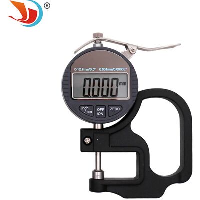 JUTE Digitales Mikrometer Mit 0–12,7 Mm Anzeige / Mikrometer-dickenmessgerät Für Papier, Folie, Gewebe Und Klebeband – Genauigkeit 0,001 Mm JUTE Digitales Mikrometer Mit 0–12,7 Mm Anzeige / Mikrometer-dickenmessgerät Für Papier, Folie, Gewebe Und Klebeband – Genauigkeit 0,001 Mm