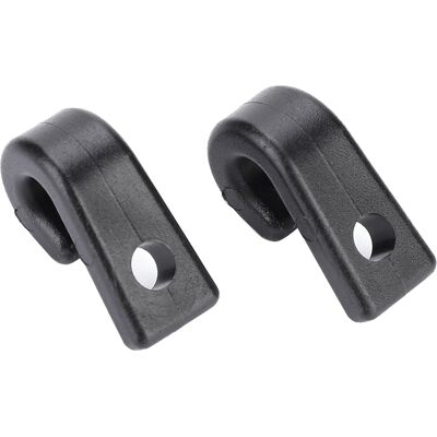 HEAT Paire De Vis En Plastique Durable En Forme De J, Crochets D'Arrimage En J Pour Kayaks, Canoës Et Barques À Rames HEAT Paire De Vis En Plastique Durable En Forme De J, Crochets D'Arrimage En J Pour Kayaks, Canoës Et Barques À Rames