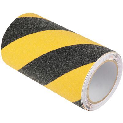 JUTE Antirutsch-pvc-klebeband, Grau, Hochverschleißfest, 20 Cm Breit X 5 M Lang, Mit Rautenförmiger Struktur, Gelb Und Schwarz. JUTE Antirutsch-pvc-klebeband, Grau, Hochverschleißfest, 20 Cm Breit X 5 M Lang, Mit Rautenförmiger Struktur, Gelb Und Schwarz.