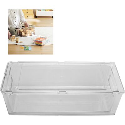 JUTE Schubladenbox, Schreibtisch-organizer, Transparente Aufbewahrungsbox Für Zuhause, 3 Liter JUTE Schubladenbox, Schreibtisch-organizer, Transparente Aufbewahrungsbox Für Zuhause, 3 Liter