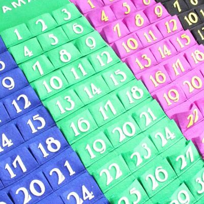 HEAT Ramadan-adventskalender 2024, Hängender Countdown-beutel, Wandkalender Mit Aufbewahrungstaschen HEAT Ramadan-adventskalender 2024, Hängender Countdown-beutel, Wandkalender Mit Aufbewahrungstaschen