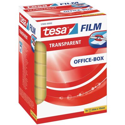 Tesa - Film Transparent - Transparentes Multifunktions-klebeband Für Heim- Schul- Und Büroanwendungen - 66 M X 19 Mm - 10er Pack Tesa - Film Transparent - Transparentes Multifunktions-klebeband Für Heim- Schul- Und Büroanwendungen - 66 M X 19 Mm - 10er Pack