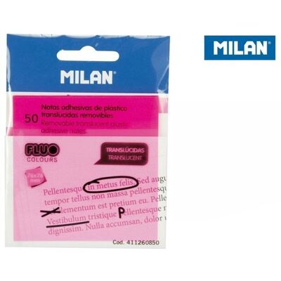 MILAN Haftnotizen 76x76 / 50k Fluoreszierendes Pink Mailand MILAN Haftnotizen 76x76 / 50k Fluoreszierendes Pink Mailand