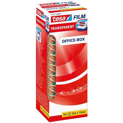 Tesa - Film Transparent - Transparentes Multifunktions-klebeband Für Heim- Schul- Und Büroanwendungen - 33 M X 15 Mm - 10er Pack Tesa - Film Transparent - Transparentes Multifunktions-klebeband Für Heim- Schul- Und Büroanwendungen - 33 M X 15 Mm - 10er Pack