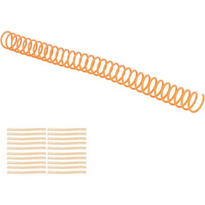 HEAT 20 Stück Kunststoff-spiralbindungen, 19 Mm (3/4 Zoll) Innendurchmesser, 30 Löcher, Für A4- Und A5-notizbücher, Orange HEAT 20 Stück Kunststoff-spiralbindungen, 19 Mm (3/4 Zoll) Innendurchmesser, 30 Löcher, Für A4- Und A5-notizbücher, Orange