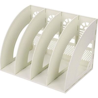 OEM Diy-schreibtischorganizer Aus Kunststoff Mit 4 Fächern, Zeitschriftenhalter, Aufbewahrungsbox Für A4-papier, Dokumente, Ordner, Zeitschriften, Notizbücher, Cds Und Bücher OEM Diy-schreibtischorganizer Aus Kunststoff Mit 4 Fächern, Zeitschriftenhalter, Aufbewahrungsbox Für A4-papier, Dokumente, Ordner, Zeitschriften, Notizbücher, Cds Und Bücher