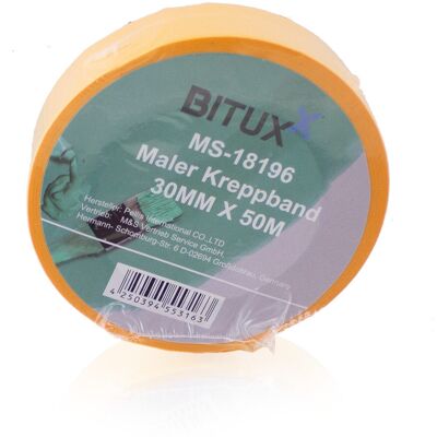 Bituxx - 3x 50m Profi Maler Kreppband Goldband Abdeckband Klebeband 30 Mm Bituxx - 3x 50m Profi Maler Kreppband Goldband Abdeckband Klebeband 30 Mm