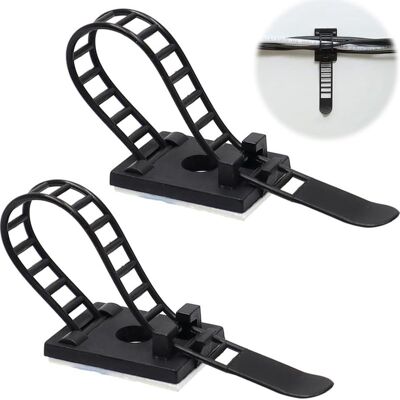 OEM Packung Mit 60 Selbstklebenden Kabelbindern Mit 3m-klebeband, Verstellbaren Nylon-kabelbindern, Kabelmanagement-clips, Geeignet Zur Organisation Von Kabeln (schwarz) OEM Packung Mit 60 Selbstklebenden Kabelbindern Mit 3m-klebeband, Verstellbaren Nylon-kabelbindern, Kabelmanagement-clips, Geeignet Zur Organisation Von Kabeln (schwarz)