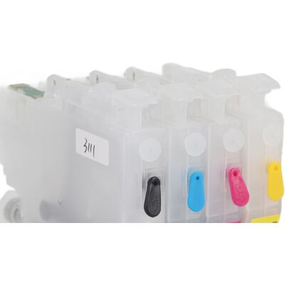 HEAT Tintenpatronen-set (rot, Blau, Gelb, Schwarz, 4 Farben) Für Drucker Lc3111 HEAT Tintenpatronen-set (rot, Blau, Gelb, Schwarz, 4 Farben) Für Drucker Lc3111