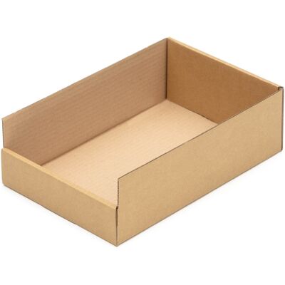 Kk Verpackungen - 500 Regalkartons 300 X 200 X 100 Mm Sortierboxen Lagerboxen Aufbewahrung Wellpappe Kk Verpackungen - 500 Regalkartons 300 X 200 X 100 Mm Sortierboxen Lagerboxen Aufbewahrung Wellpappe