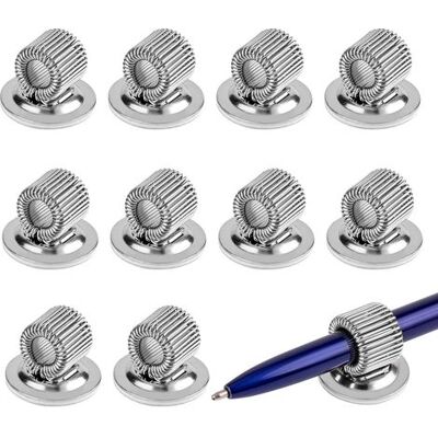 OEM 10 Magnetische Stiftclips, Stifthalter Aus Manganstahl, Selbstklebender Stifte- Und Stifteorganizer Für Kühlschrank Und Whiteboard OEM 10 Magnetische Stiftclips, Stifthalter Aus Manganstahl, Selbstklebender Stifte- Und Stifteorganizer Für Kühlschrank Und Whiteboard