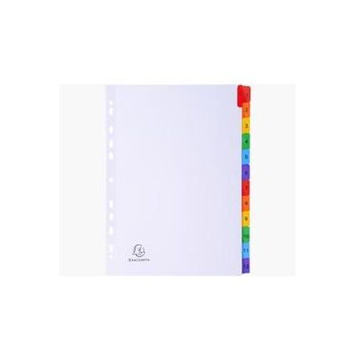 Exacompta 1112e Trennblatt Karton Weiß Exacompta 1112e Trennblatt Karton Weiß