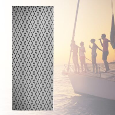 HEAT 70x190cm Eva Marine Bodenmatte, Rutschfest, Selbstklebend, Dekorative Deckmatte Für Boote Und Yachten (grau Schwarz) HEAT 70x190cm Eva Marine Bodenmatte, Rutschfest, Selbstklebend, Dekorative Deckmatte Für Boote Und Yachten (grau Schwarz)