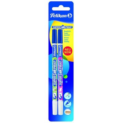 Pelikan - 10x Super Pirat 2er Tintenlöscher Schreiber Stifte Büro Fehler Schule Pelikan - 10x Super Pirat 2er Tintenlöscher Schreiber Stifte Büro Fehler Schule