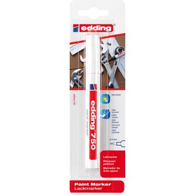 750 Paint Marker Weiß Pinsel & Stifte - Edding 750 Paint Marker Weiß Pinsel & Stifte - Edding