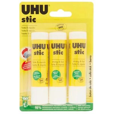 Bostik Uhu Stic Blister 3x21g Stange Kontaktkleber 21 G Bostik Uhu Stic Blister 3x21g Stange Kontaktkleber 21 G