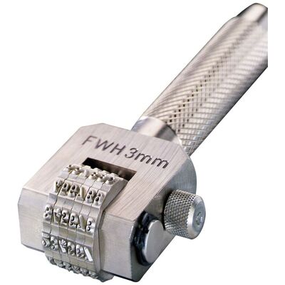 Gravurem - Compact Marker Nummerierung Für 6 Räder Von 0 Bis 9 (4 Mm) 180.4 Gravurem - Compact Marker Nummerierung Für 6 Räder Von 0 Bis 9 (4 Mm) 180.4