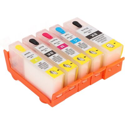 HEAT 5er-pack Pp-tintenpatronen, 4 Farben, Gute Luftdichtigkeit, Gleichmäßiger Tintenfluss, Kombipackung Für Drucker 320-321 HEAT 5er-pack Pp-tintenpatronen, 4 Farben, Gute Luftdichtigkeit, Gleichmäßiger Tintenfluss, Kombipackung Für Drucker 320-321